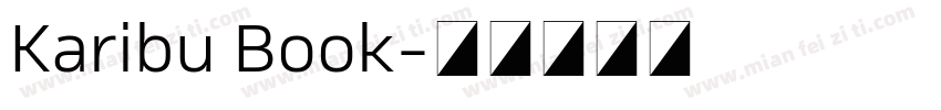 Karibu Book字体转换